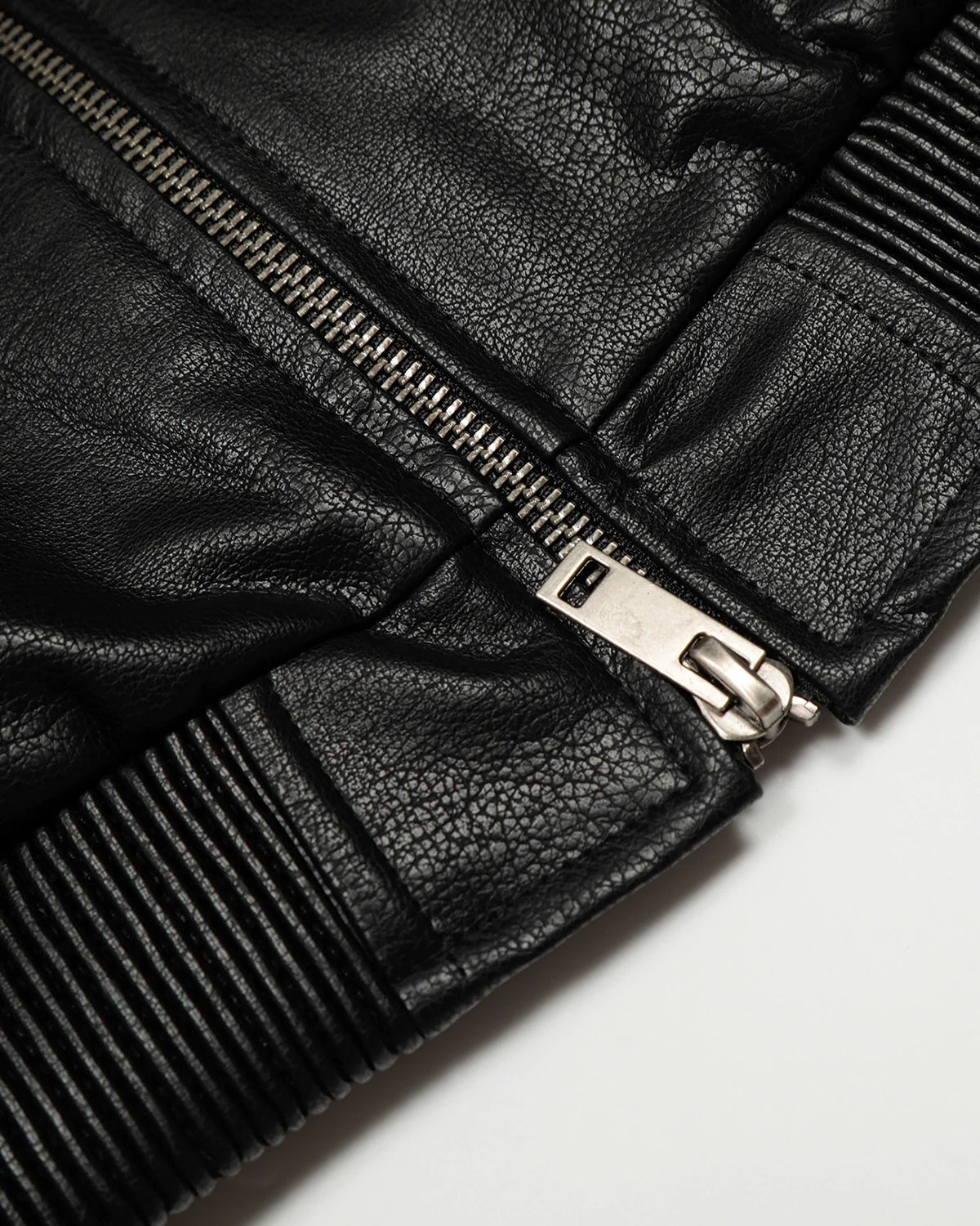 Hooded PU Leather Biker Jacket | INFLATION Streetwear