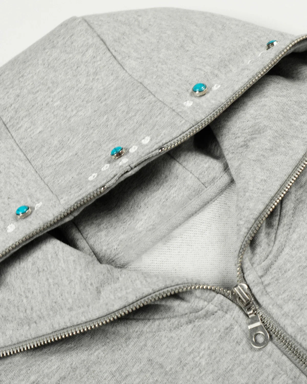 Full Zip Up Cropped Hoodies with Accessories | Inflation Streetwear