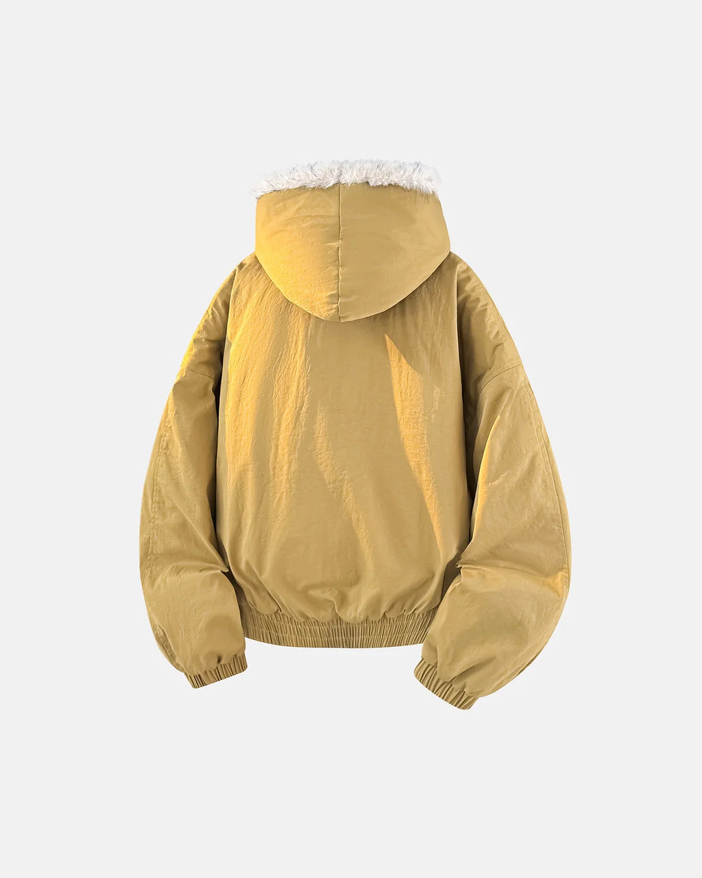 Faux Fur Lined Padded Bomber Jacket | Inflation Streetwear