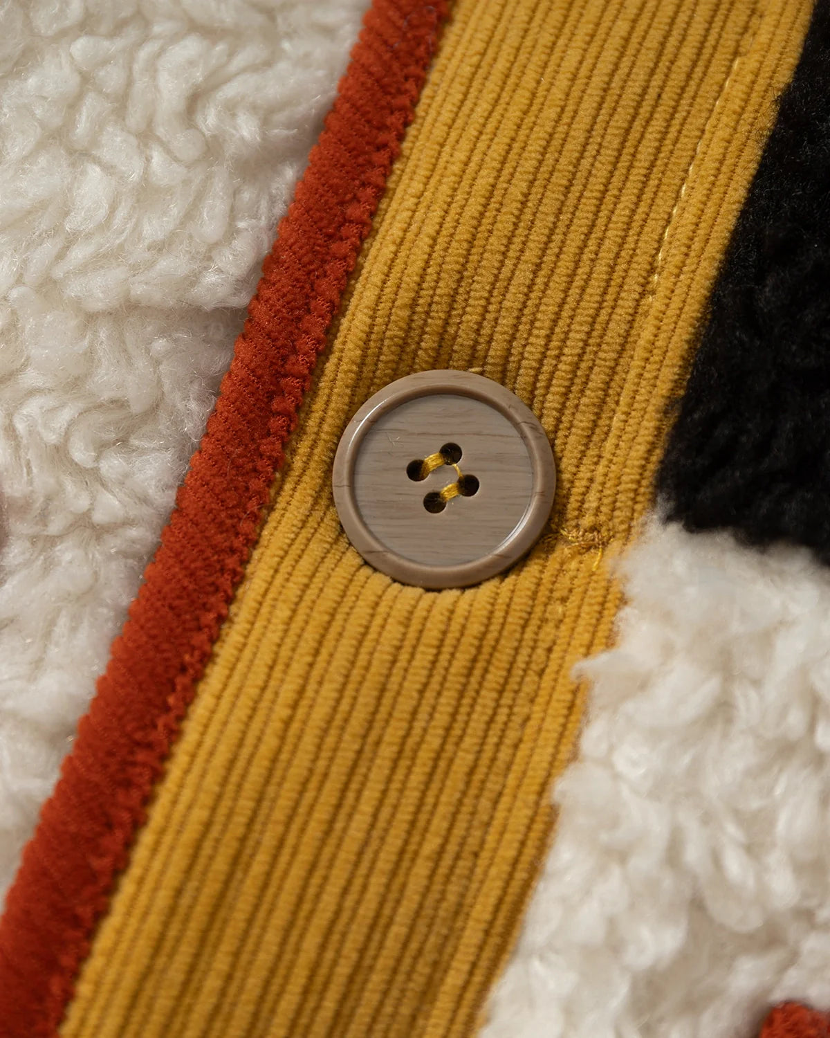 Retro Color Block Sherpa Jacket | Inflation Streetwear