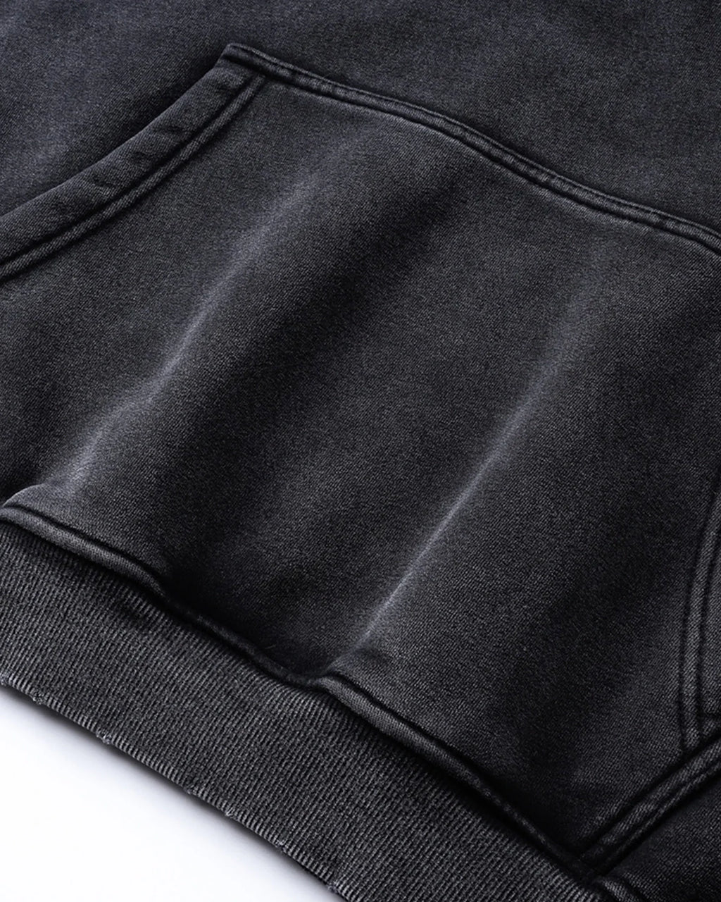 Acid Wash Fleece Cropped Hoodies | Inflation Streetwear