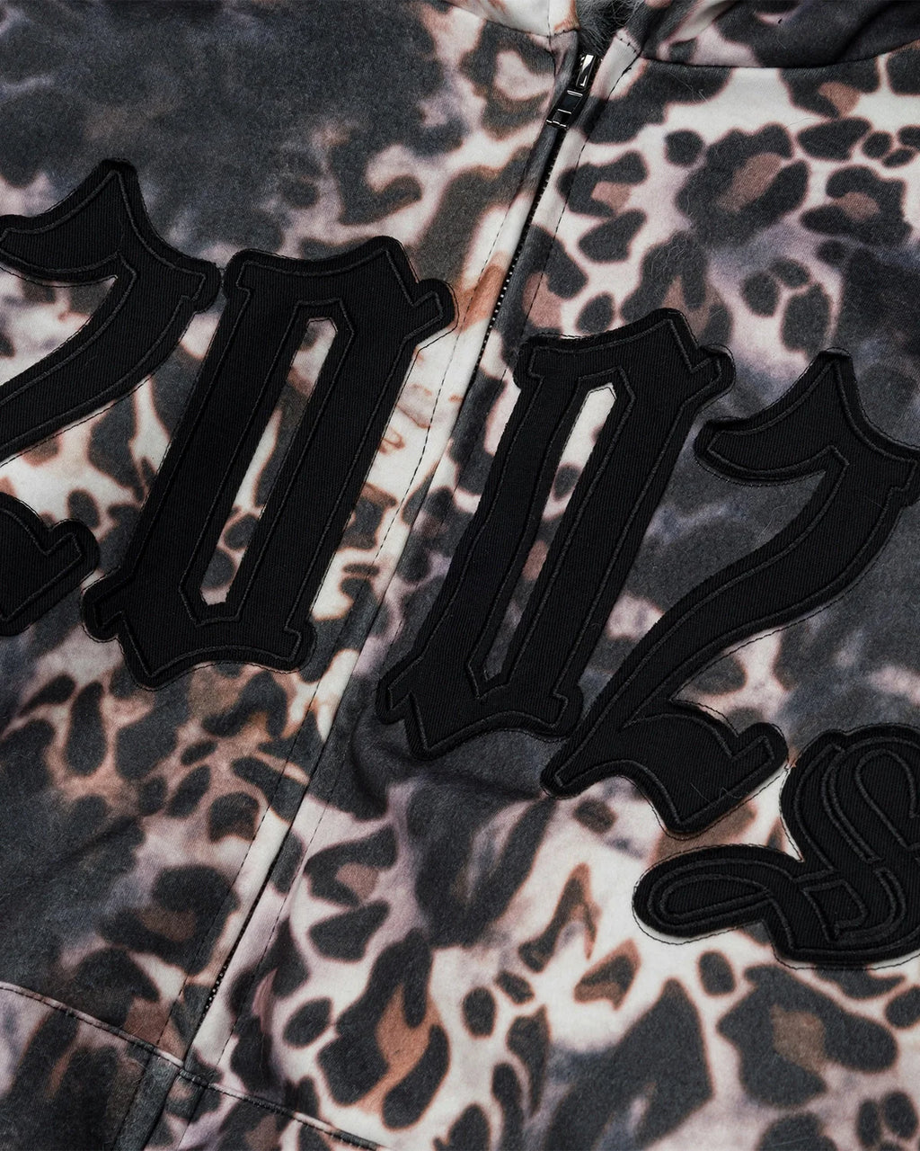 Leopard Embroidery Faux Fur Jacket | Inflation Streetwear