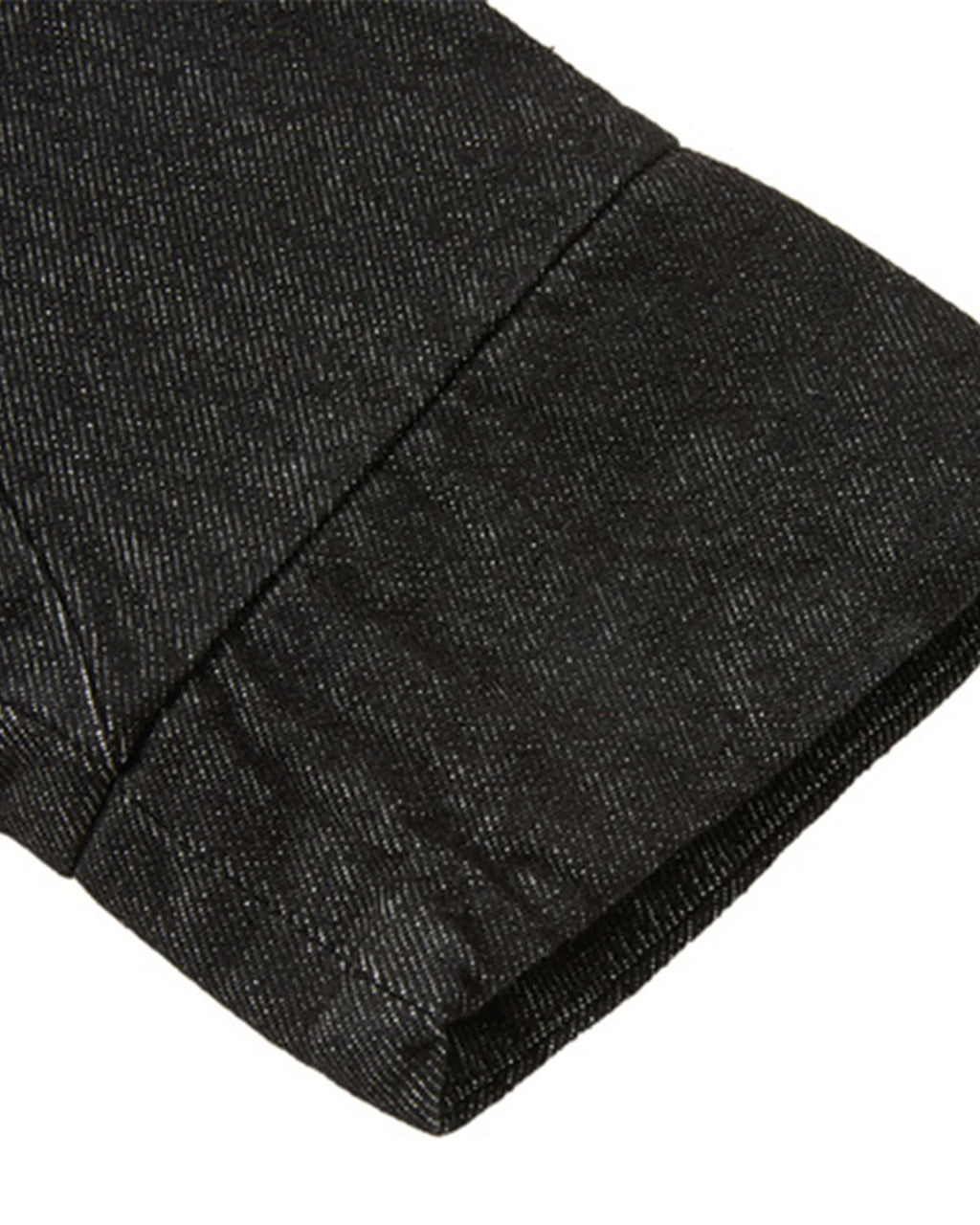 Cropped Asymmetric Button Denim Jacket | Inflation Streetwear