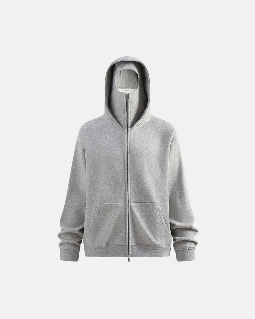 Fleece Zip-Up Hoodie with Face Mask | Inflation Streetwear