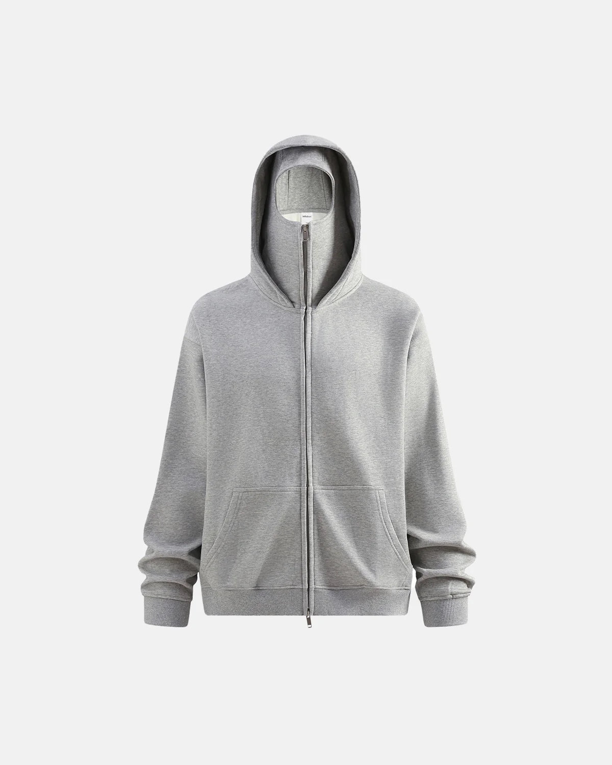 Fleece Zip-Up Hoodie with Face Mask | Inflation Streetwear