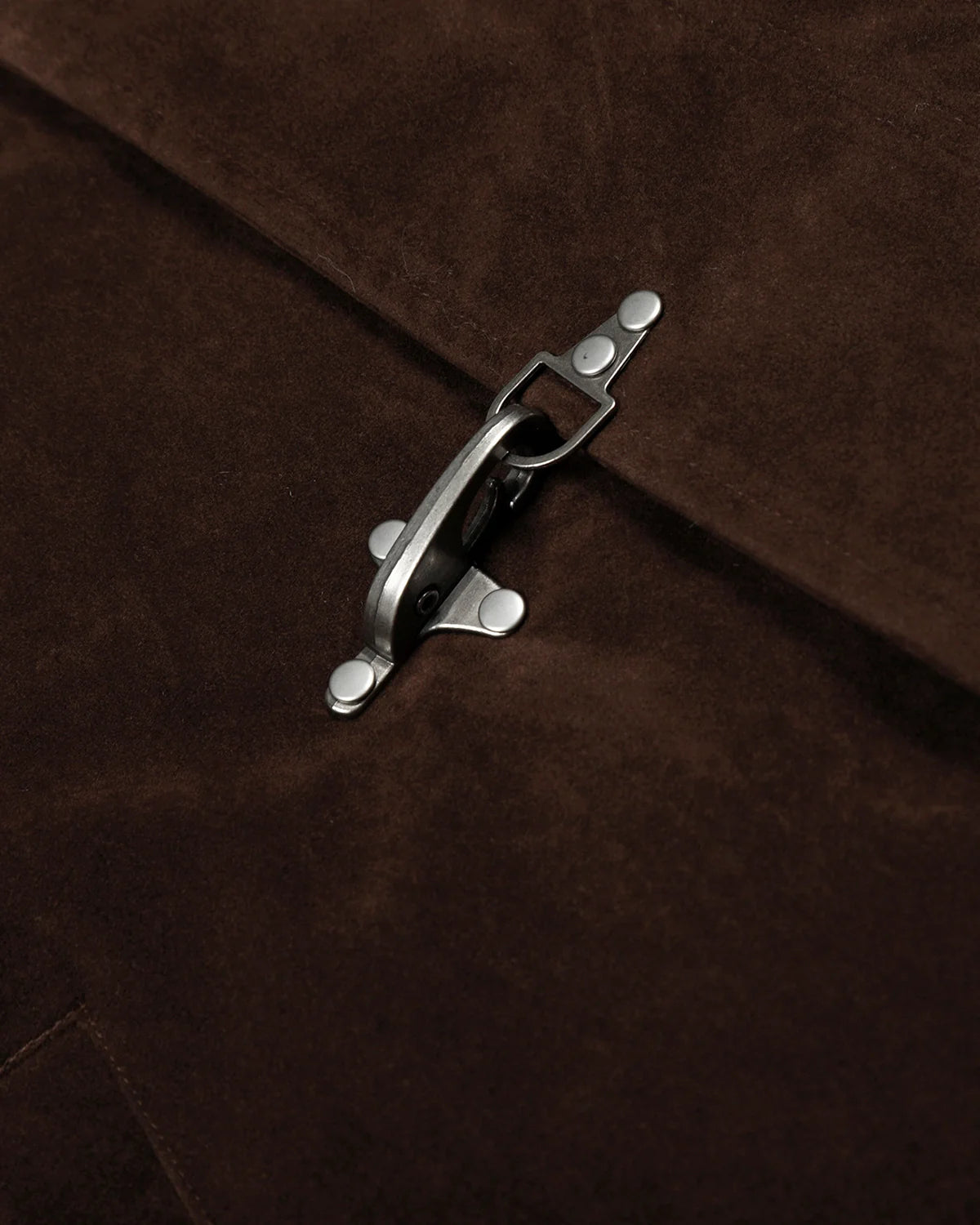 Suede Fireman Clasp Cotton Padded Jacket | Inflation Streetwear