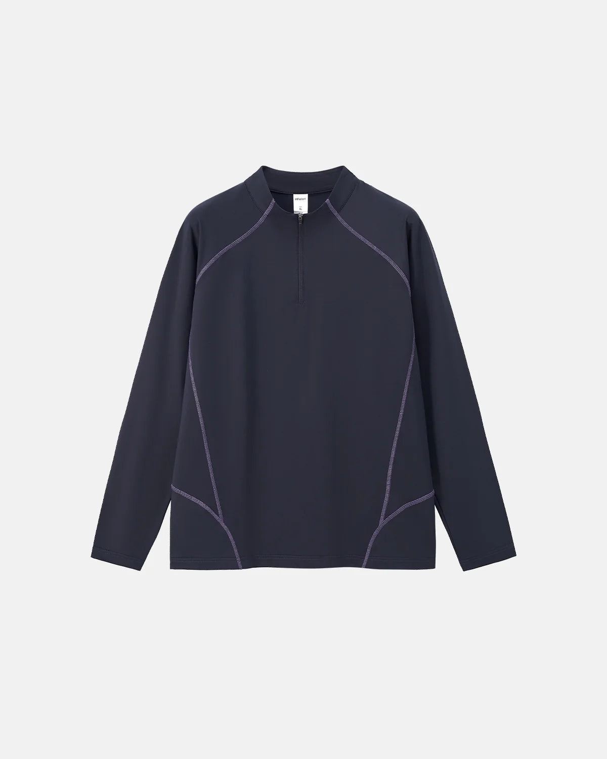Quick-Dry Quarter Zip Up Long Sleeve Tee | INFLATION Streetwear