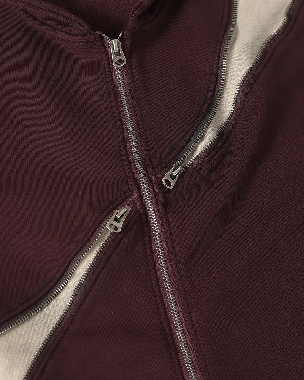 Retro Patchwork Zip Up Hoodie | Inflation Streetwear