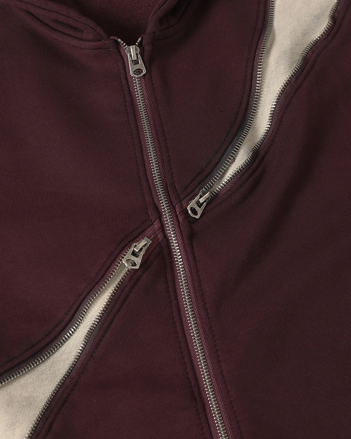 Retro Patchwork Zip Up Hoodie | Inflation Streetwear