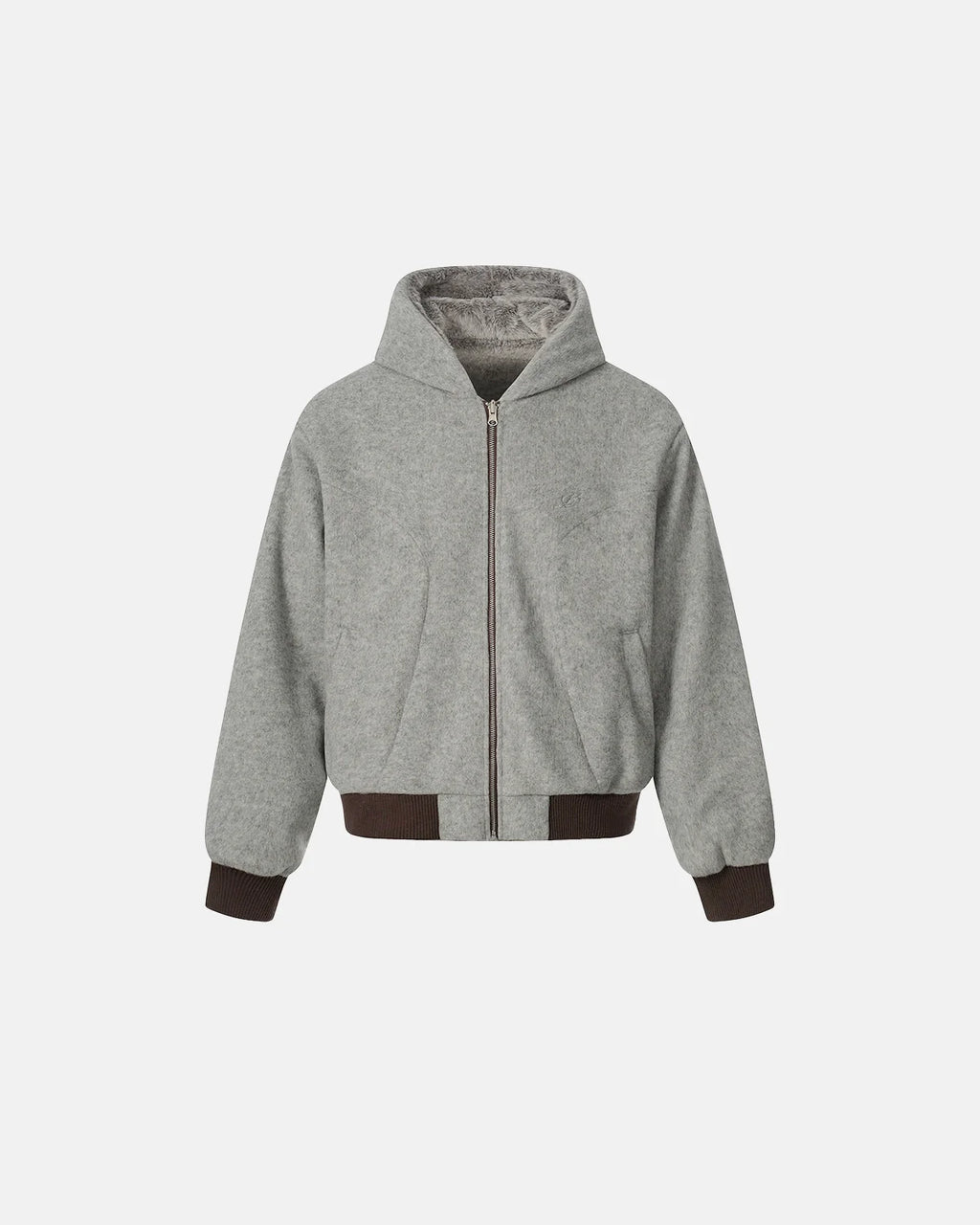 Retro Reversible Faux Fur Jacket | INFLATION Streetwear