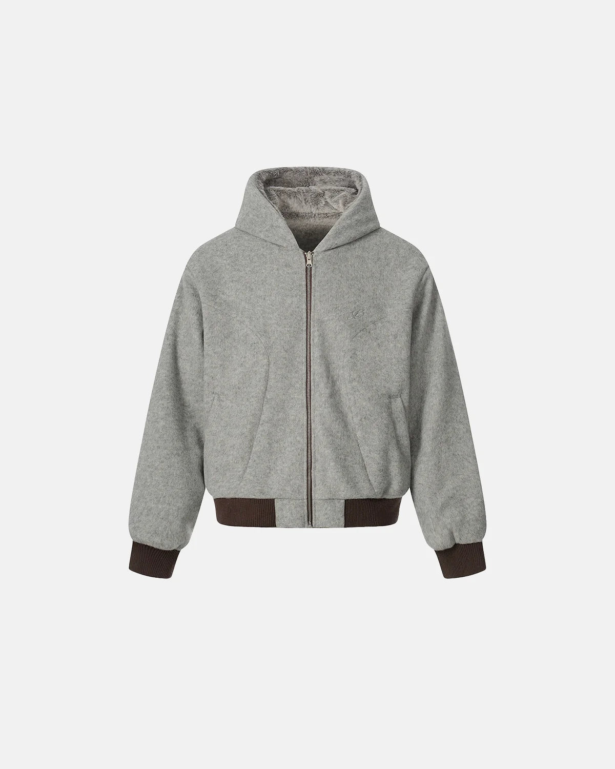 Retro Reversible Faux Fur Jacket | INFLATION Streetwear