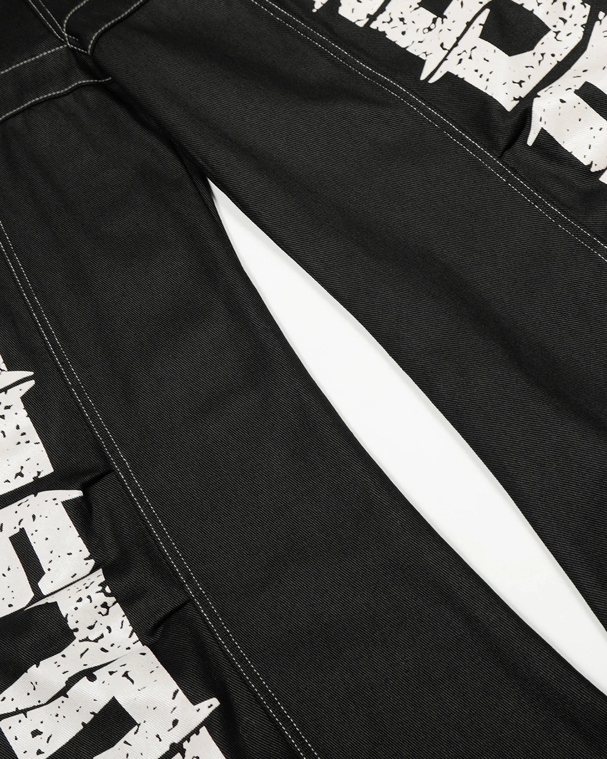 Letter Graphic Cargo Barrel Jeans | INFLATION Streetwear