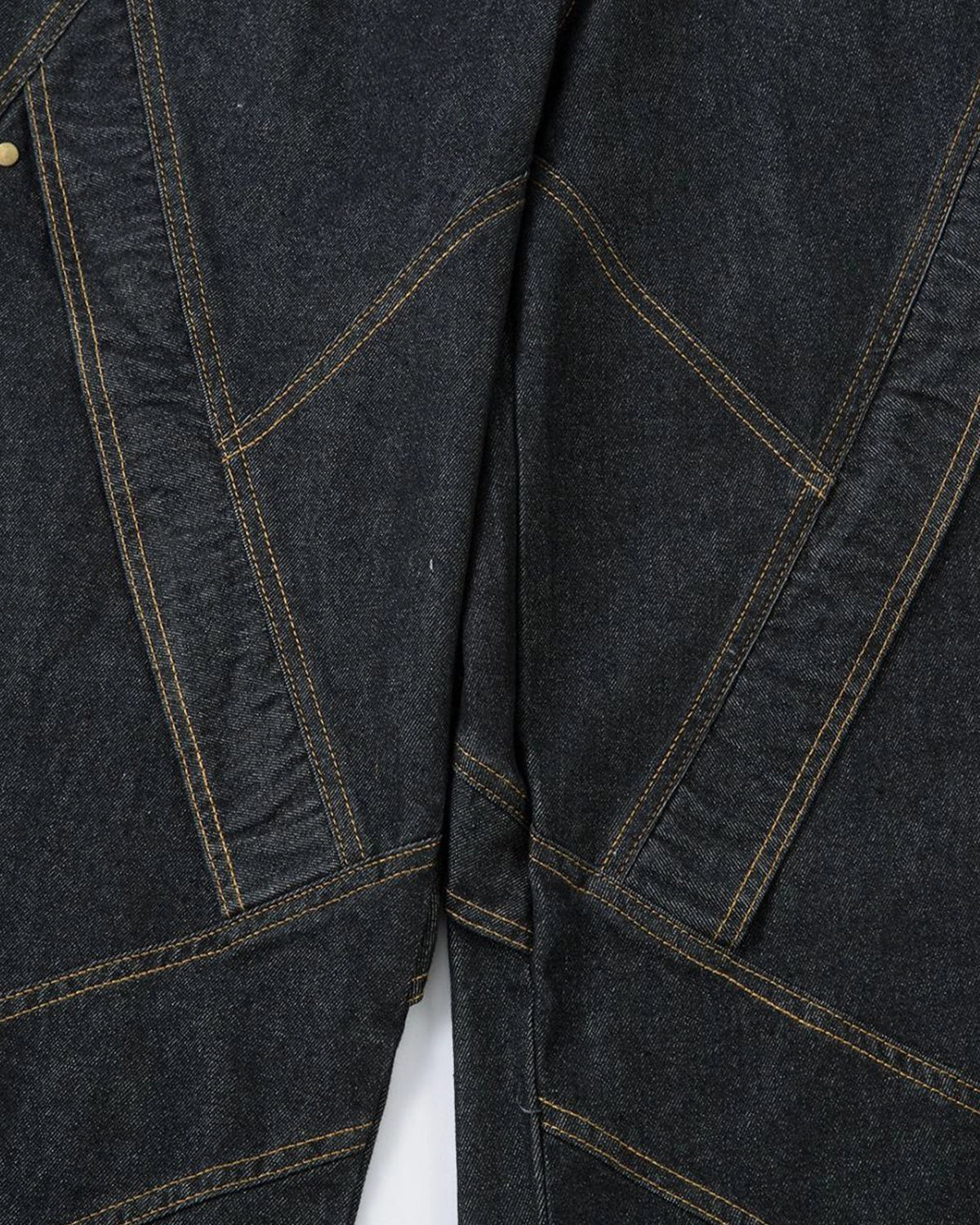 Stitching Button Up Baggy Jeans | Inflation Streetwear