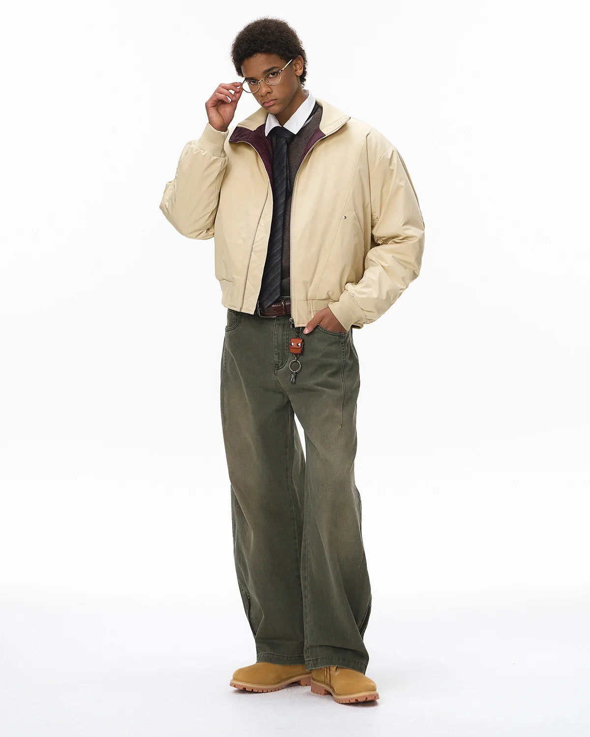 Cotton Padded Bomber Jacket | Inflation Streetwear