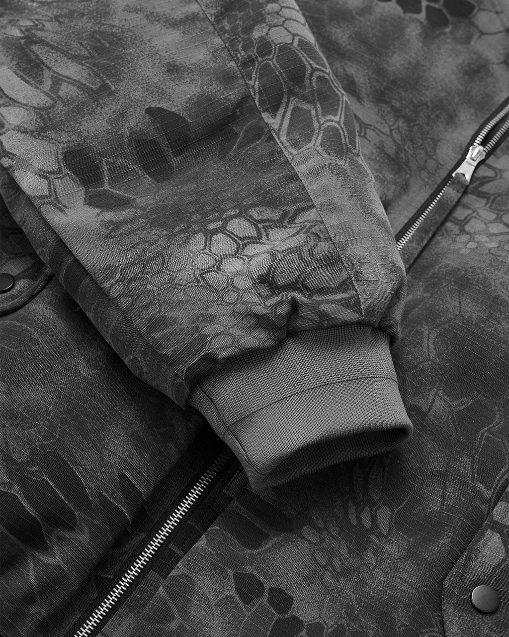 Snake Scale Camouflage Bomber Jacket | Inflation Streetwear