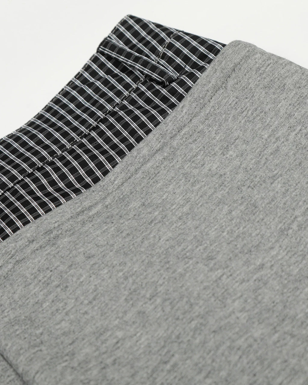 Double Waist Checkered Straight Leg Sweatpant | Inflation Streetwear