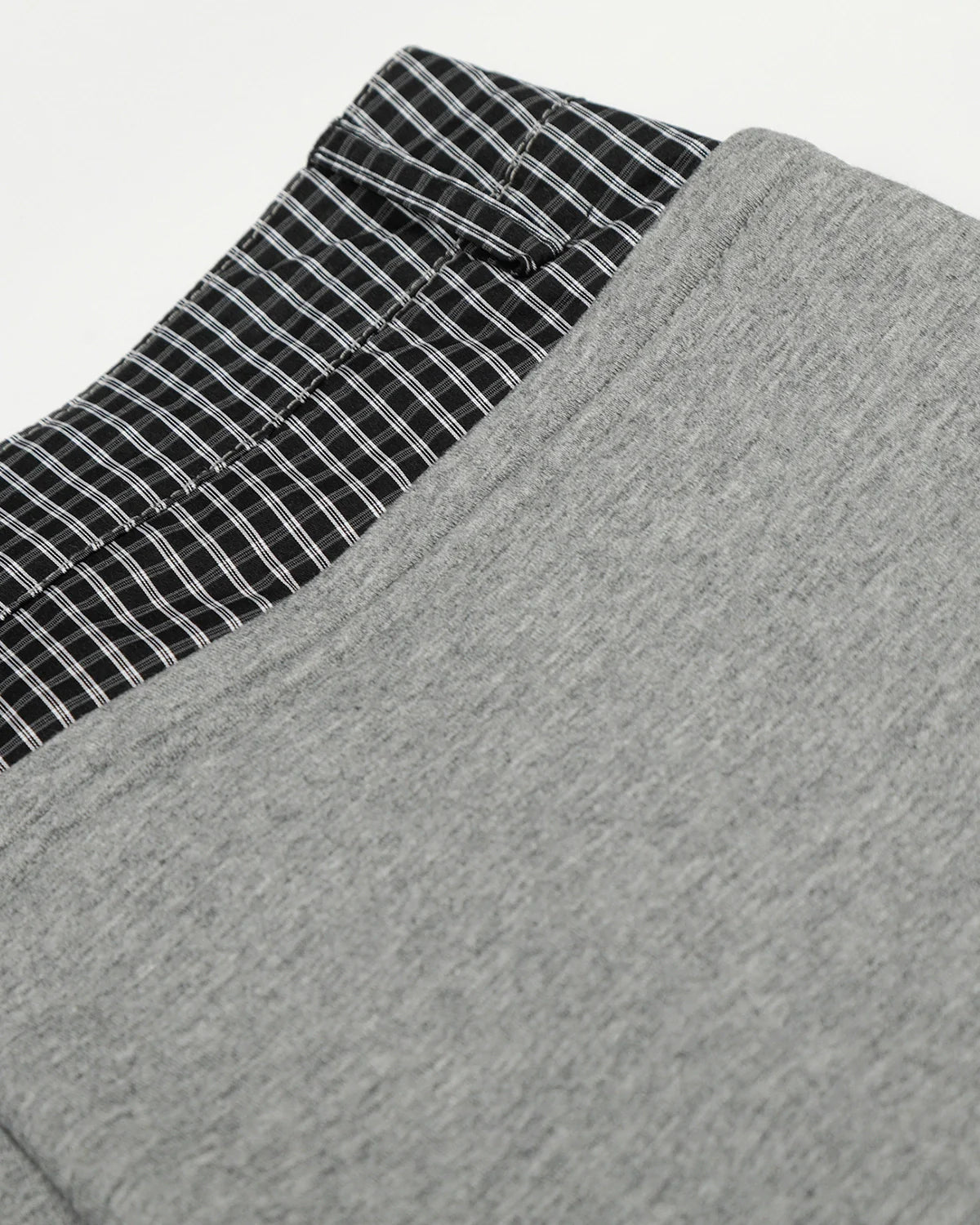 Double Waist Checkered Straight Leg Sweatpant | Inflation Streetwear