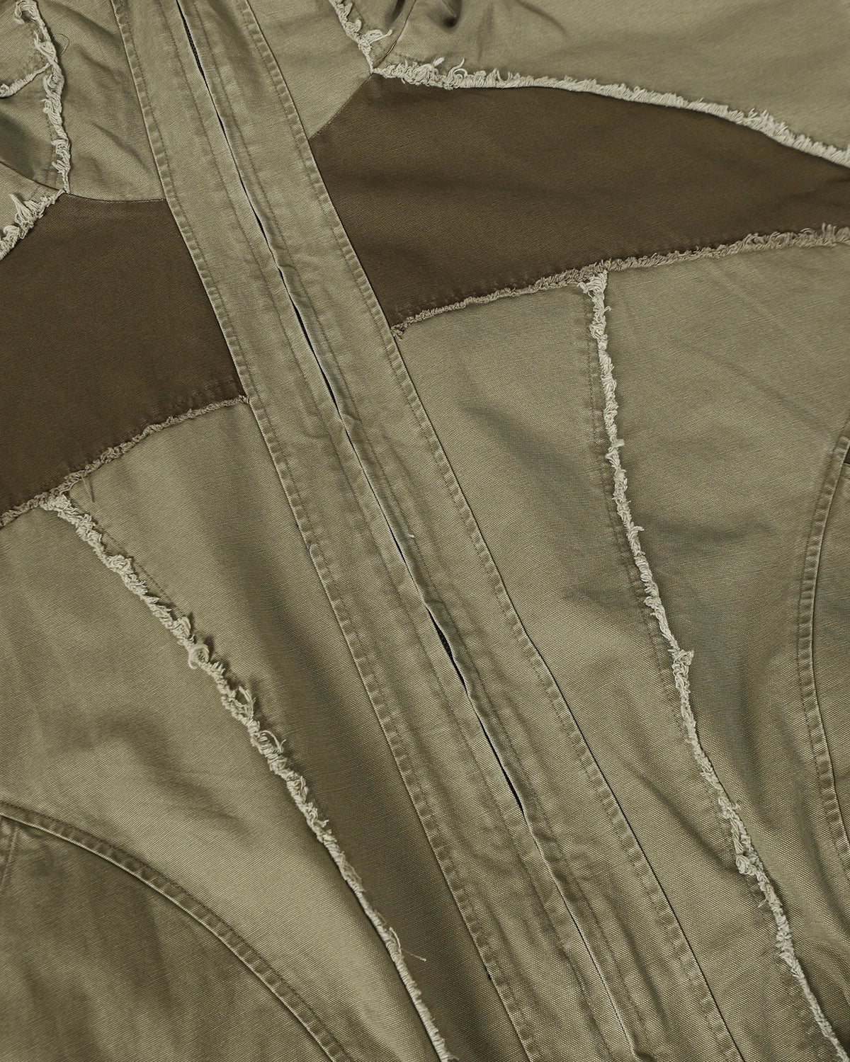 High Neck Distressed Washed Hooded Jacket | Inflation Streetwear