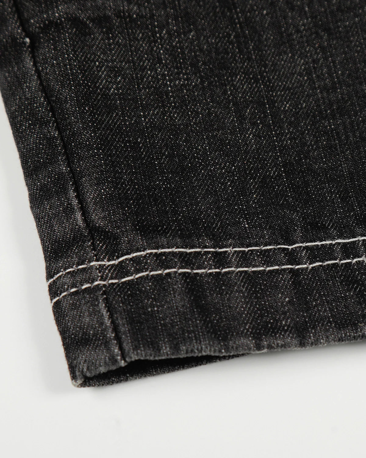 Stand Collar Raw Clasp Denim Jacket | Inflation Streetwear