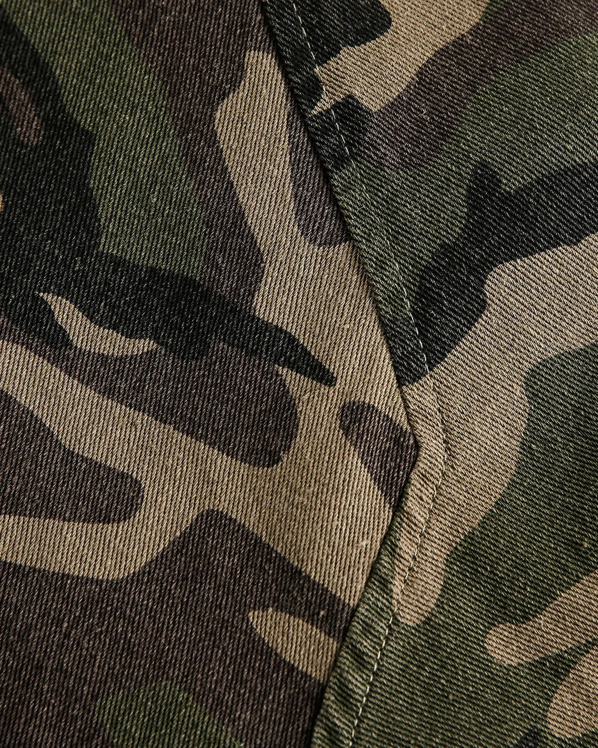 Camo Faux Fur Lined Bomber Jacket | Inflation Streetwear