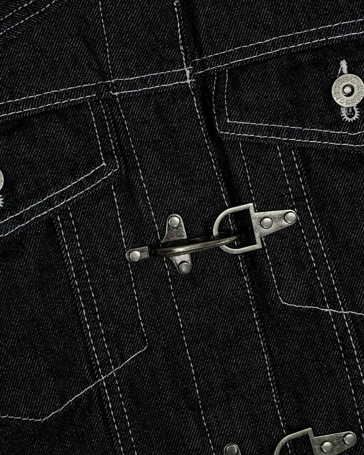 Raw Clasp Denim Jacket | Inflation Streetwear