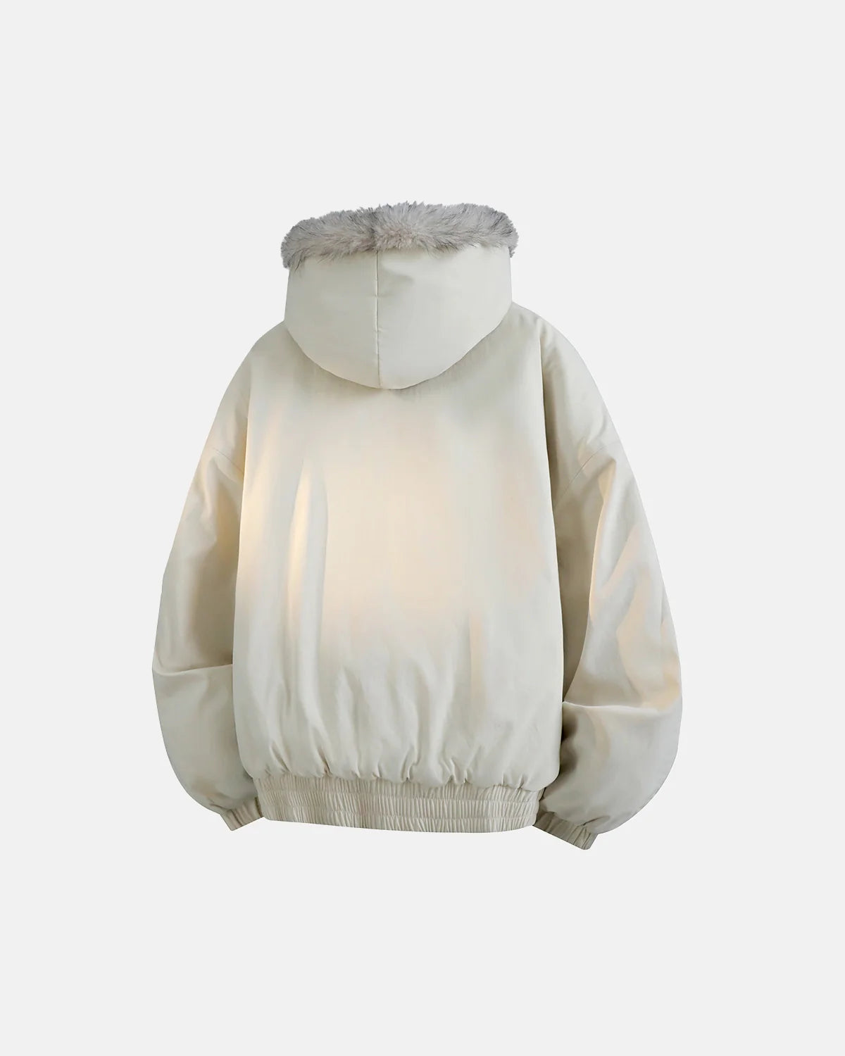 Faux Fur Lined Padded Bomber Jacket | Inflation Streetwear