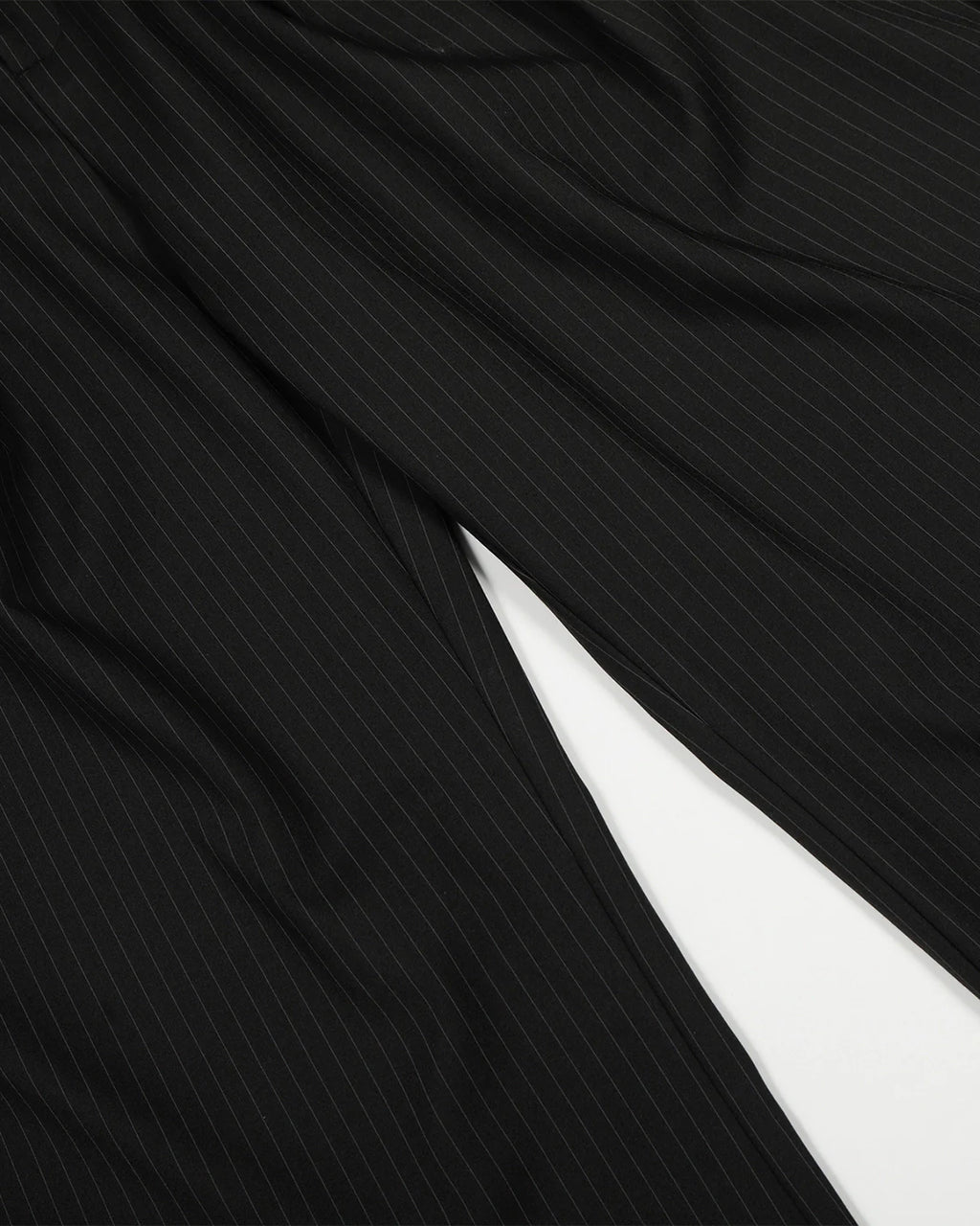 Black Striped Barrel Suit Pant | INFLATION Streetwear