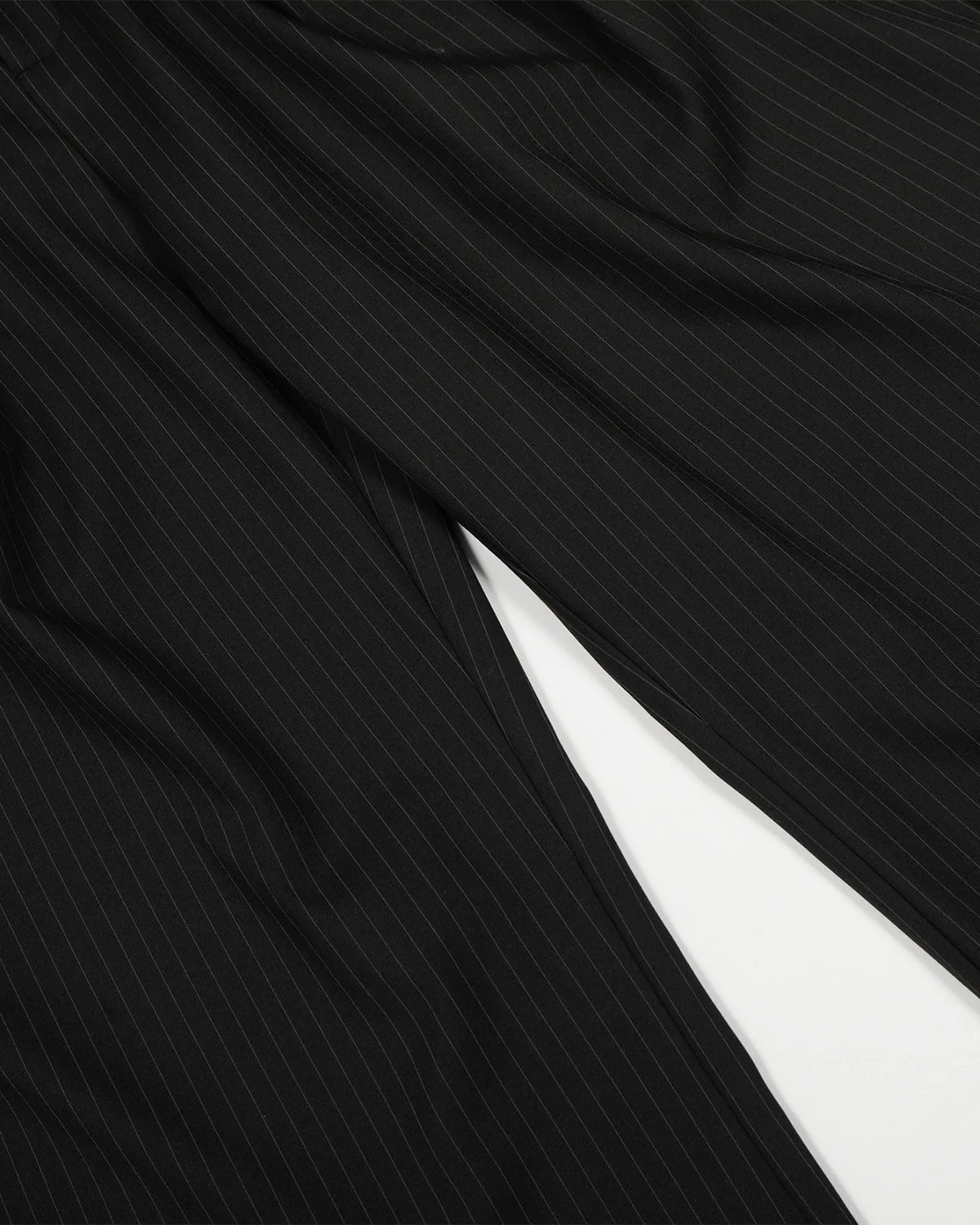 Black Striped Barrel Suit Pant | INFLATION Streetwear