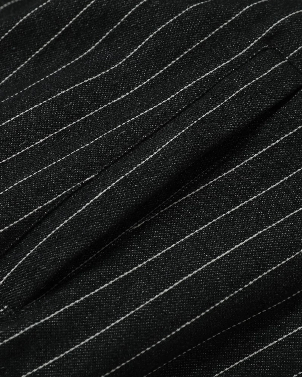 Faux Fur Pinstripe Padded Jacket | Inflation Streetwear