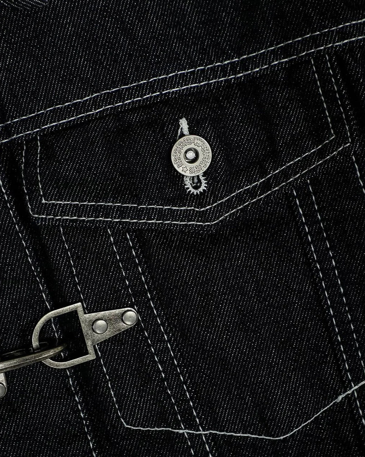 Raw Clasp Denim Jacket | Inflation Streetwear