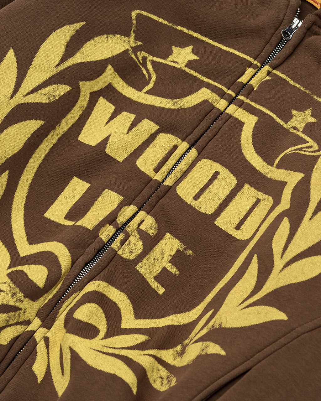 Acid Washed Graphic Cotton Padded Jacket | Inflation Streetwear