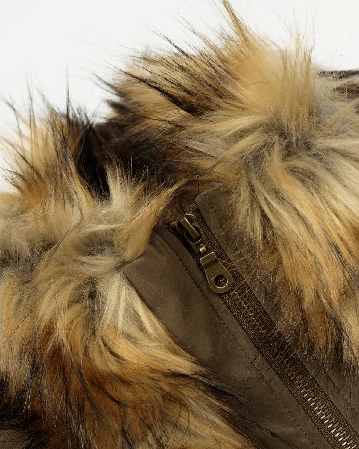 Faux Fur Cropped Cotton Parkas | Infaltion Streetwear