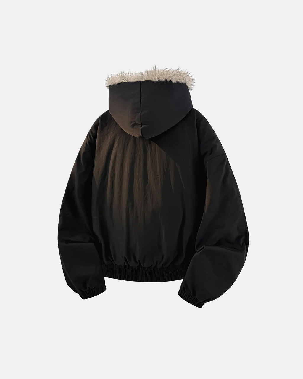 Faux Fur Lined Padded Bomber Jacket | Inflation Streetwear