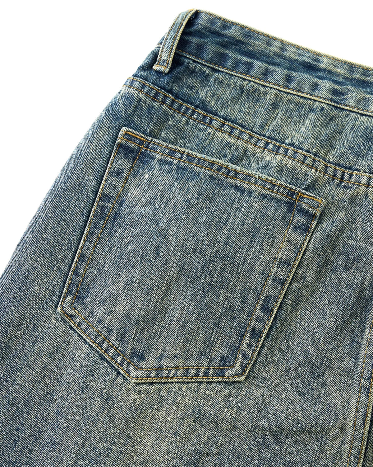 Acid Wash Beaded Studded Baggy Jeans | Inflation Streetwear