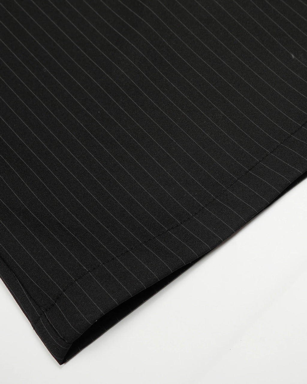 Black Striped Barrel Suit Pant | INFLATION Streetwear