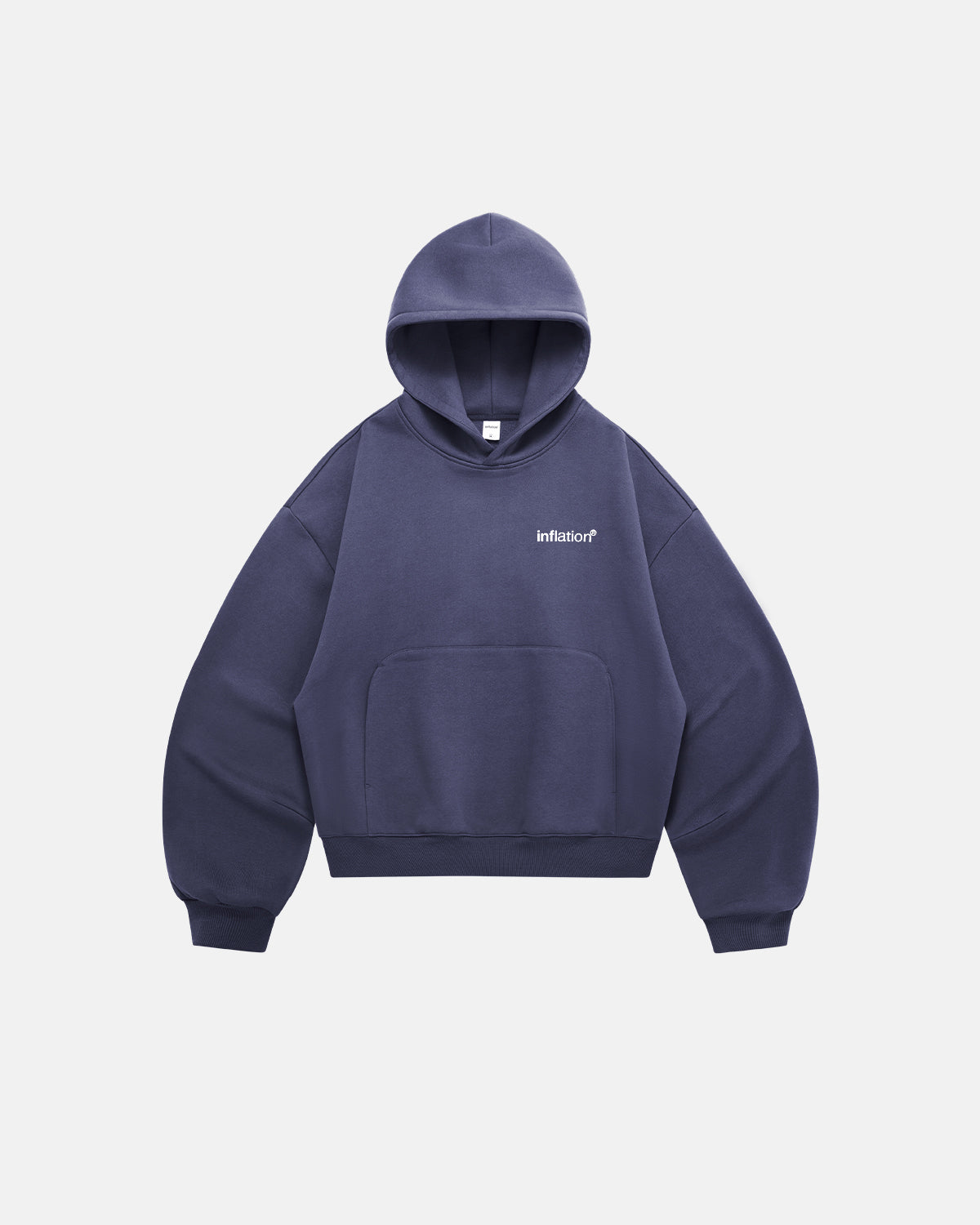 Logo Cropped Fleece Hoodies | Inflation Streetwear