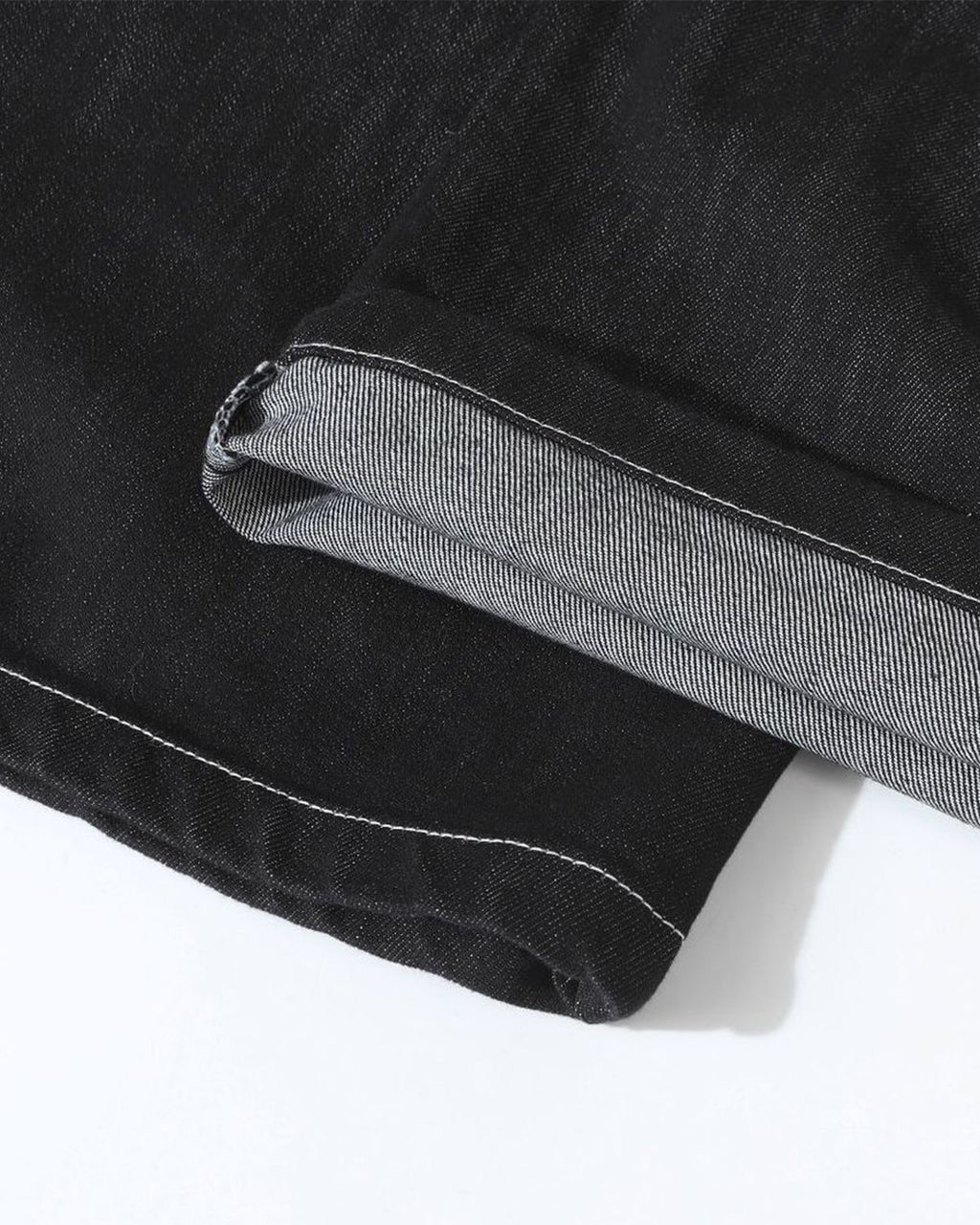 Black Metal Clasp Baggy Jeans | Inflation Streetwear