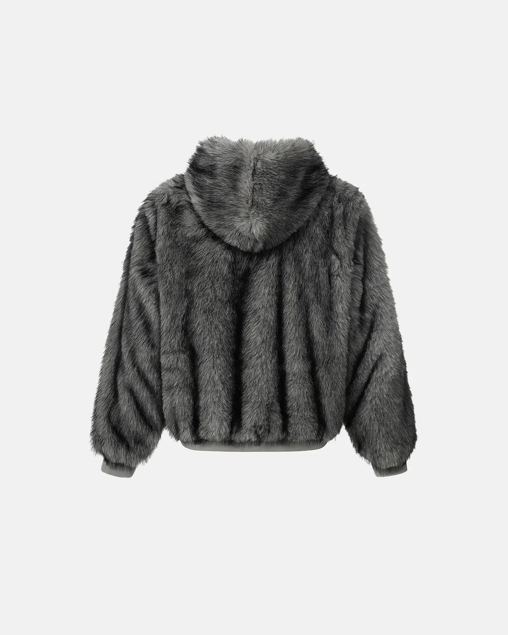 Reversible Faux Fur Hooded Jacket |  Inflation Streetwear