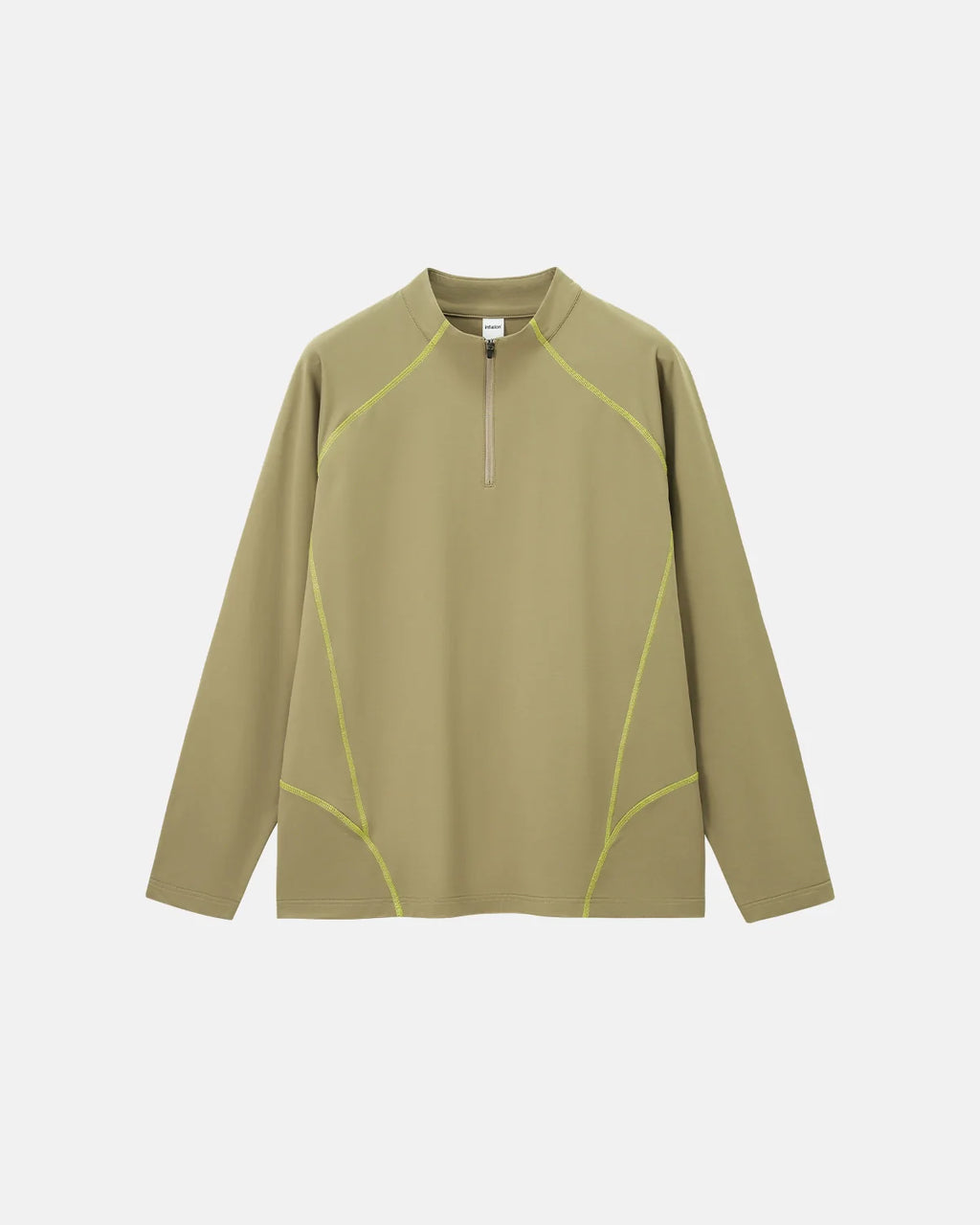 Quick-Dry Quarter Zip Up Long Sleeve Tee | INFLATION Streetwear