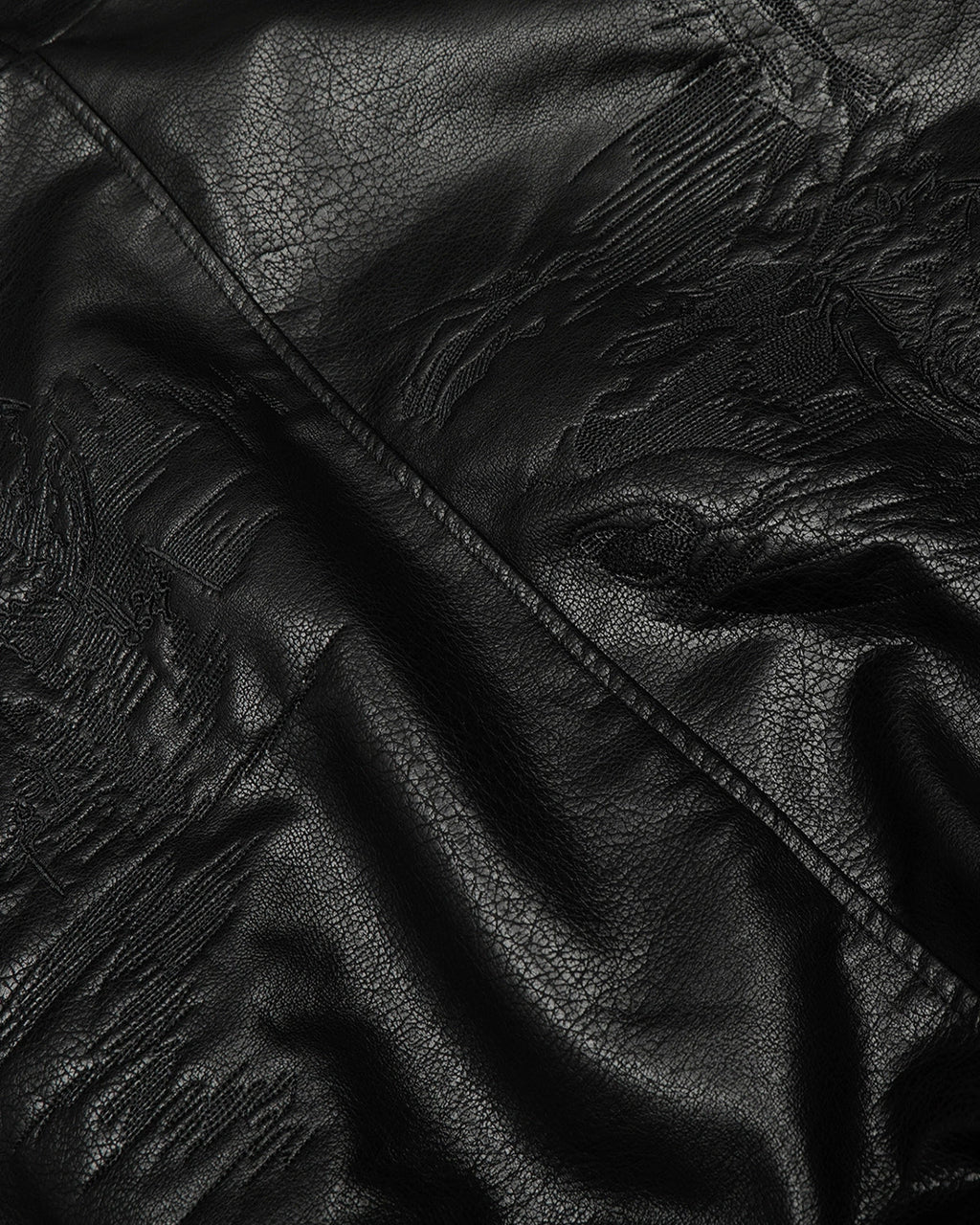 Hooded PU Leather Biker Jacket | INFLATION Streetwear