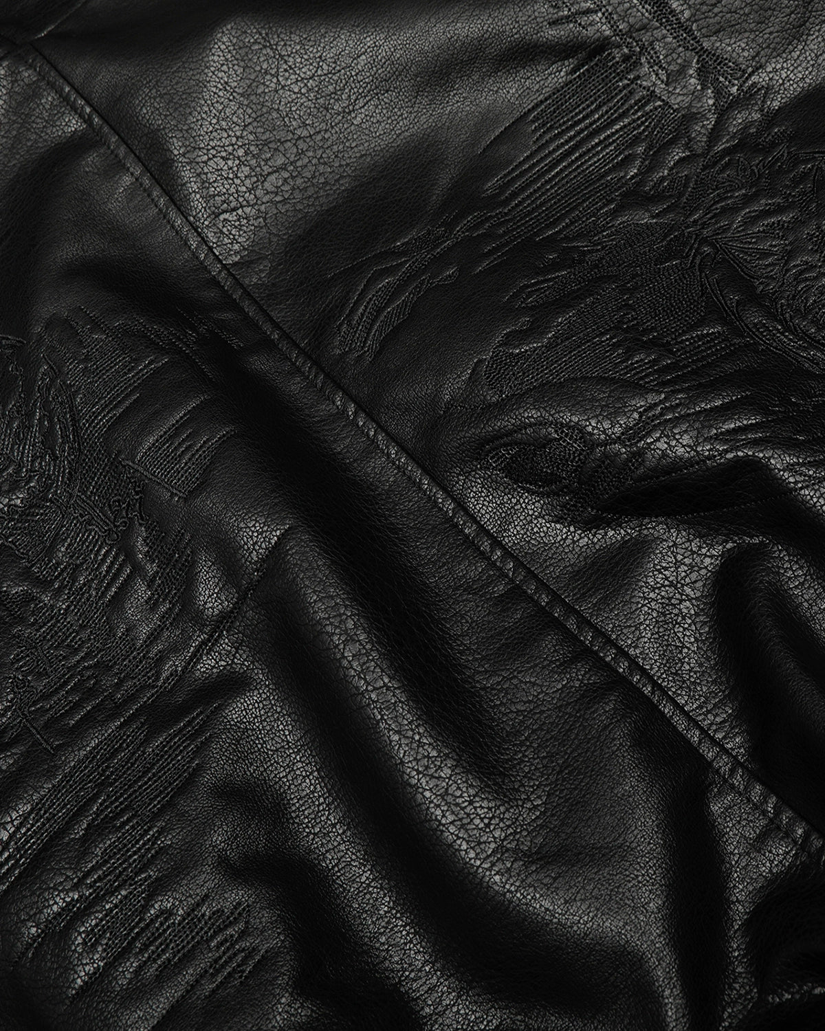 Hooded PU Leather Biker Jacket | INFLATION Streetwear