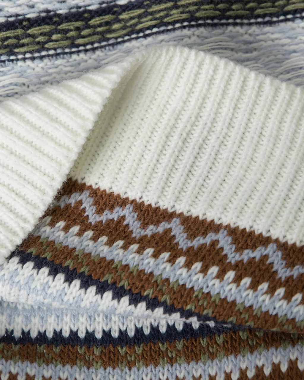 Round Neck Stripe  Jacquard Pullovers | Inflation Streetwear