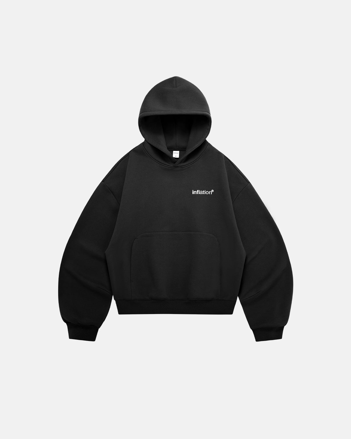 Logo Cropped Fleece Hoodies | Inflation Streetwear