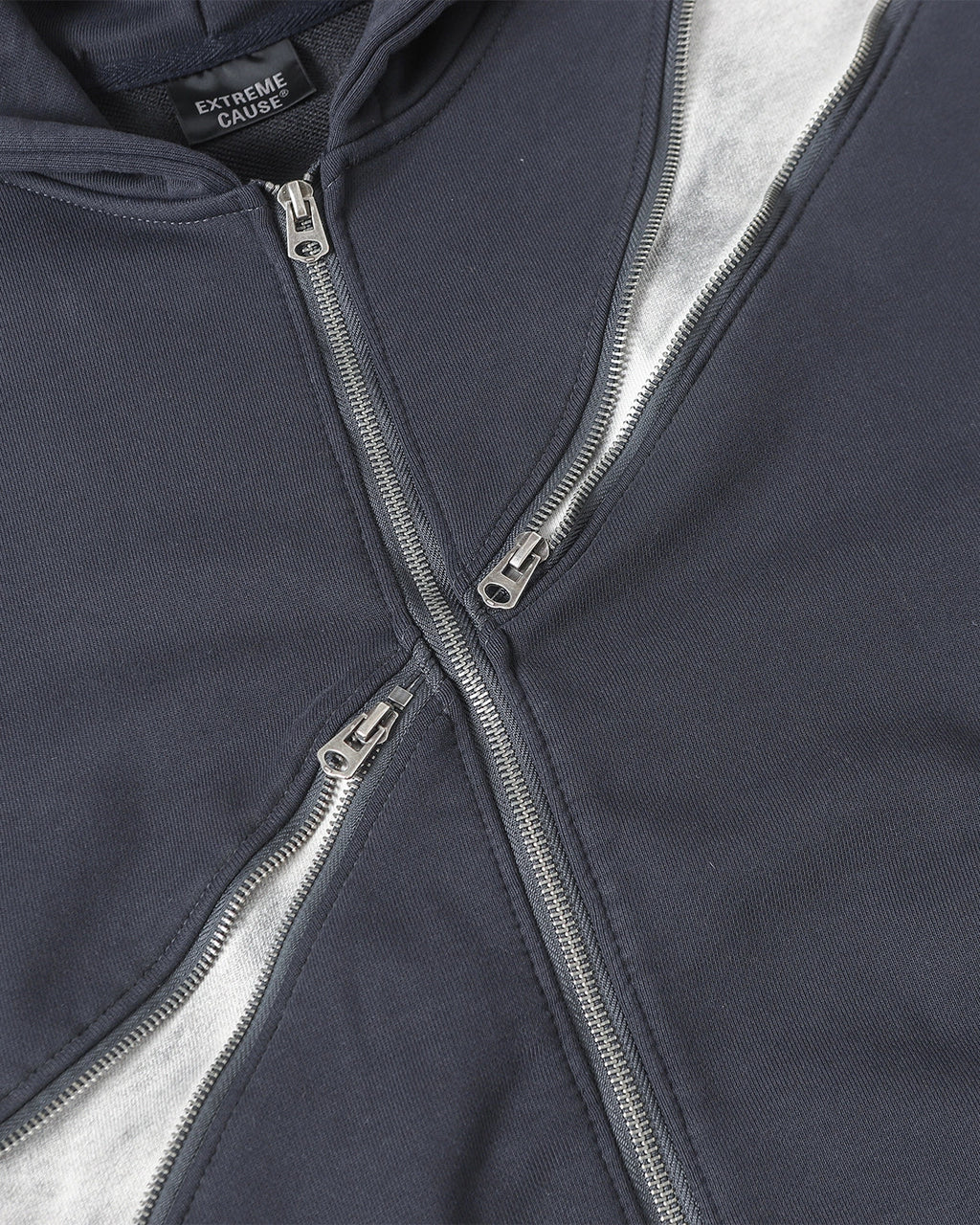 Retro Patchwork Zip Up Hoodie | Inflation Streetwear