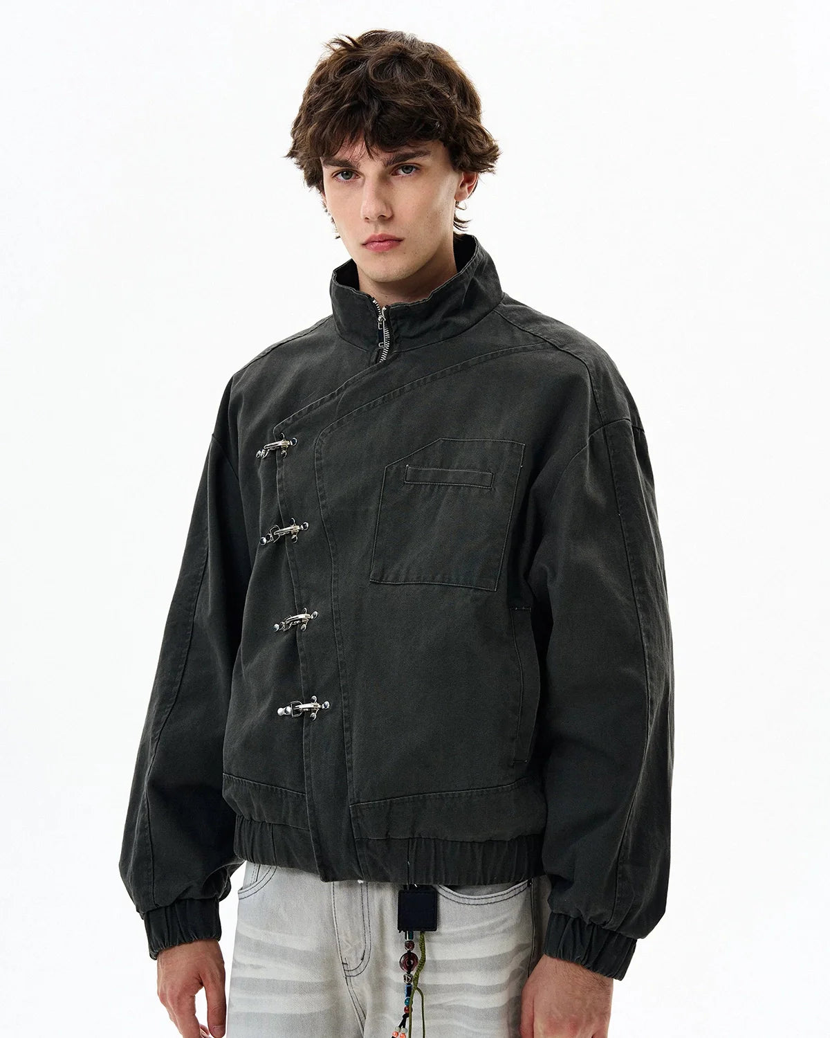 Clasp Fireman Denim Jacket | Inflation Streetwear