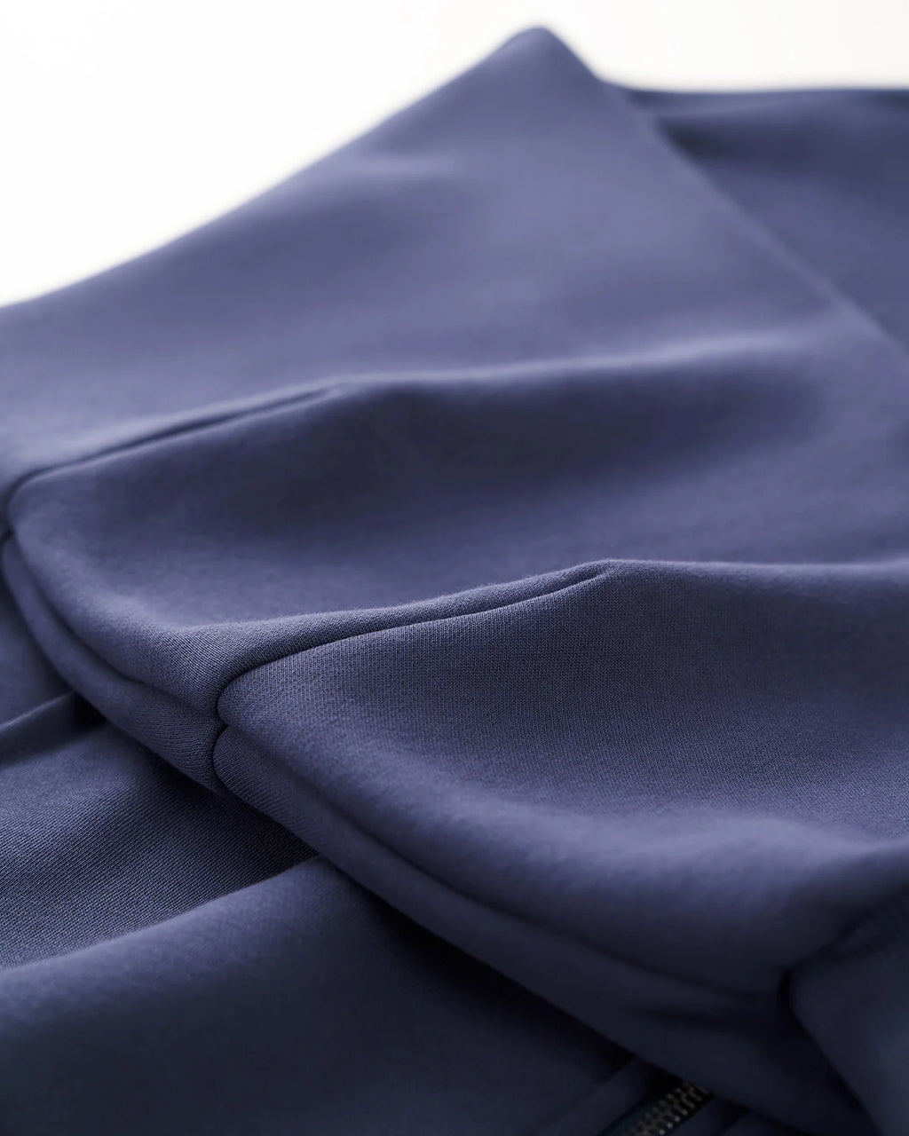 High Collar Fleece Double Zip-Up Hoodies | Inflation Streetwear