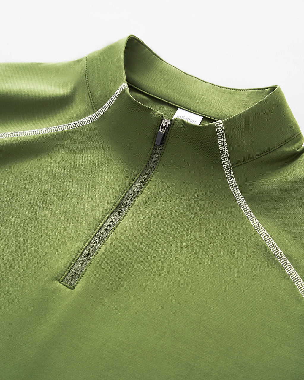Quick-Dry Quarter Zip Up Long Sleeve Tee | INFLATION Streetwear
