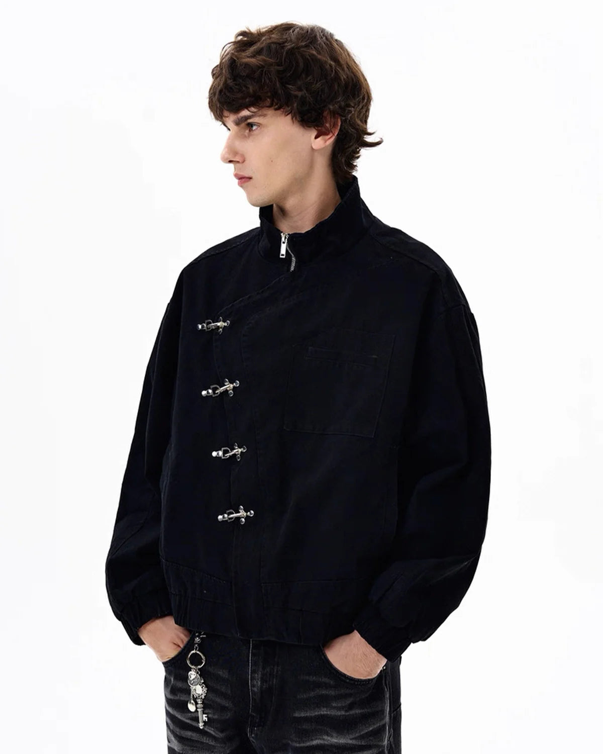 Clasp Fireman Denim Jacket | Inflation Streetwear