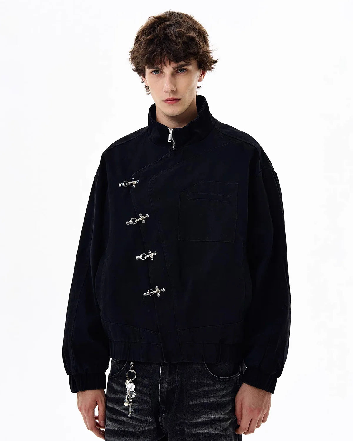 Clasp Fireman Denim Jacket | Inflation Streetwear