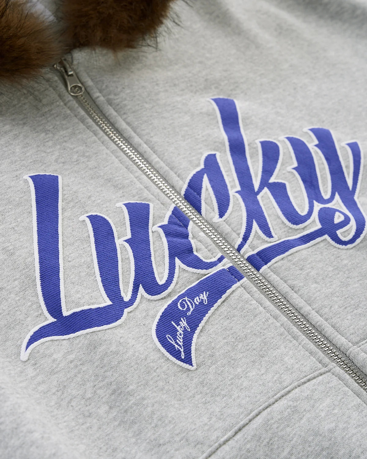 Faux Fur Collar Zip Up Hoodie Jacket  | Inflation Streetwear